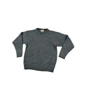 Vintage Woolrich Sweater Men’s M Green Wool Handframed Hong Kong 80s USA Tag